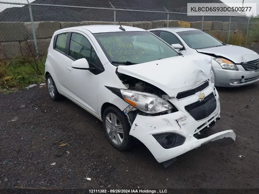 2013 Chevrolet Spark 1Lt VIN: KL8CD6S93DC500277 Lot: 12111382