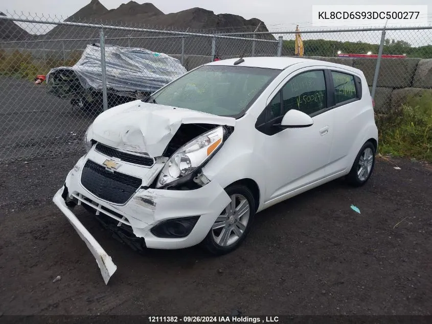 2013 Chevrolet Spark 1Lt VIN: KL8CD6S93DC500277 Lot: 12111382