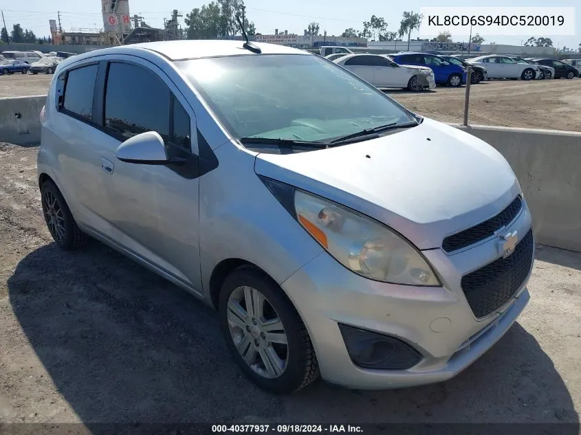 2013 Chevrolet Spark 1Lt Auto VIN: KL8CD6S94DC520019 Lot: 40377937