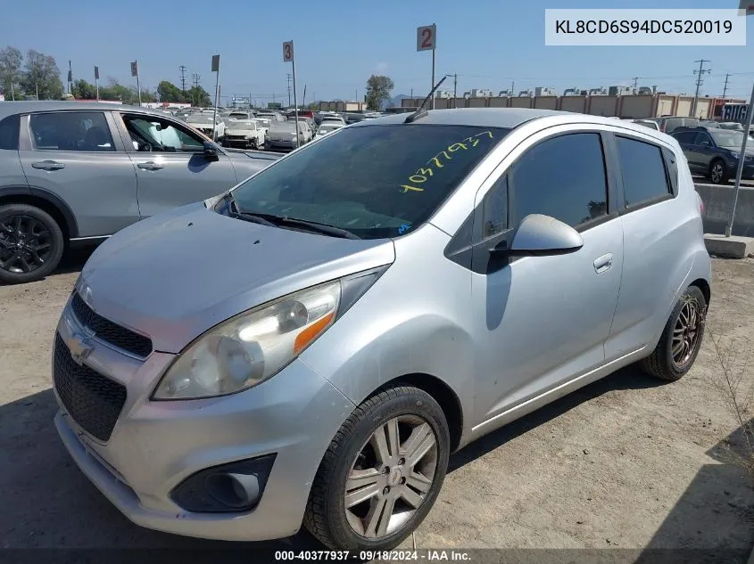 2013 Chevrolet Spark 1Lt Auto VIN: KL8CD6S94DC520019 Lot: 40377937