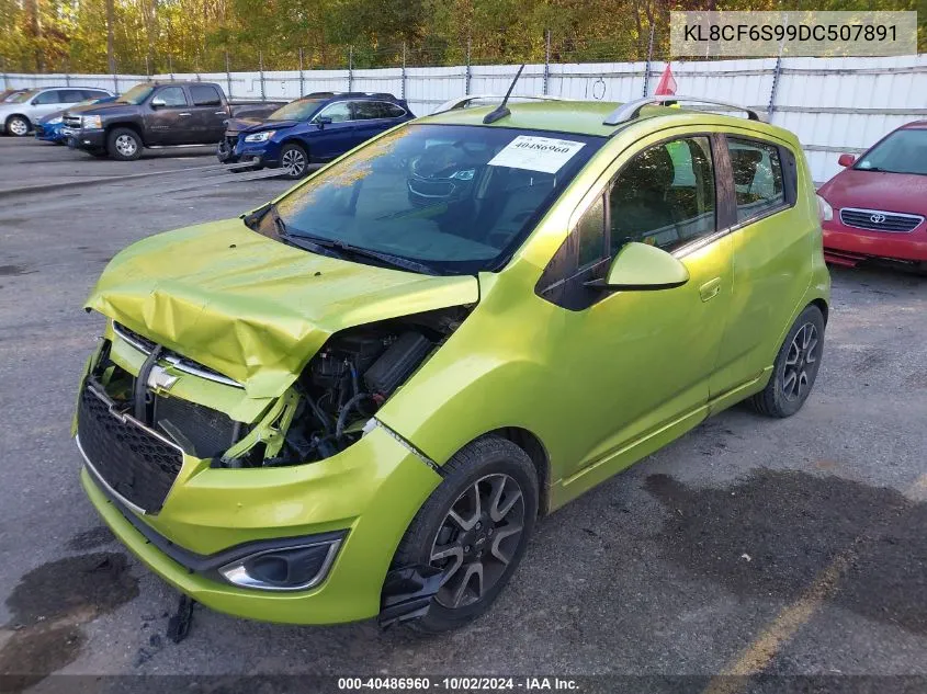 2013 Chevrolet Spark 2Lt Auto VIN: KL8CF6S99DC507891 Lot: 40486960