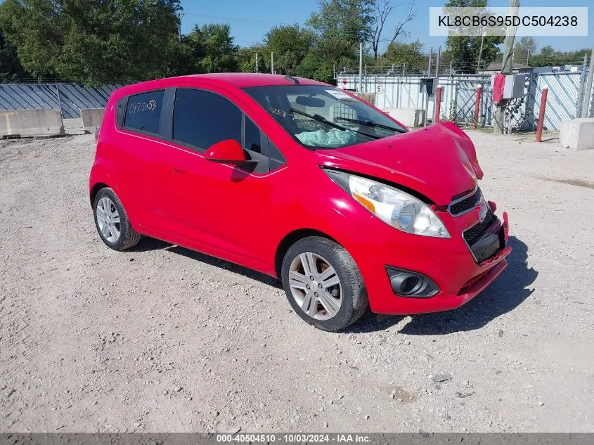 2013 Chevrolet Spark Ls Auto VIN: KL8CB6S95DC504238 Lot: 40504510