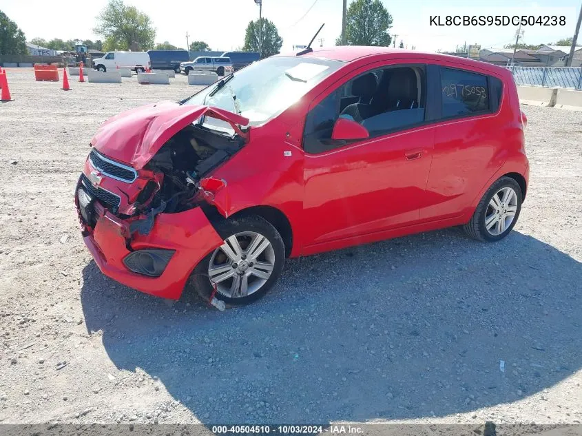 2013 Chevrolet Spark Ls Auto VIN: KL8CB6S95DC504238 Lot: 40504510