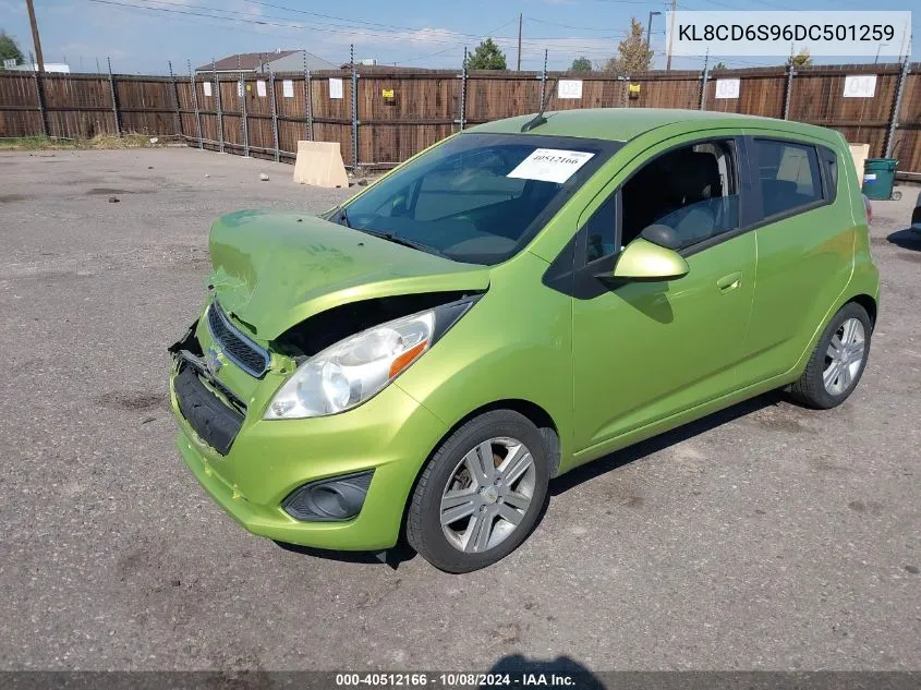 2013 Chevrolet Spark 1Lt Auto VIN: KL8CD6S96DC501259 Lot: 40512166