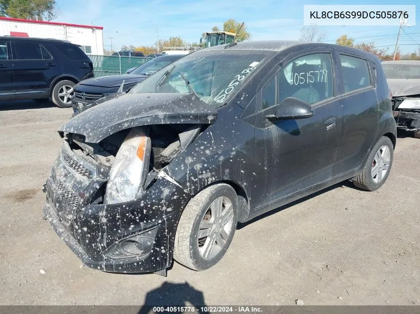 2013 Chevrolet Spark Ls Auto VIN: KL8CB6S99DC505876 Lot: 40515778