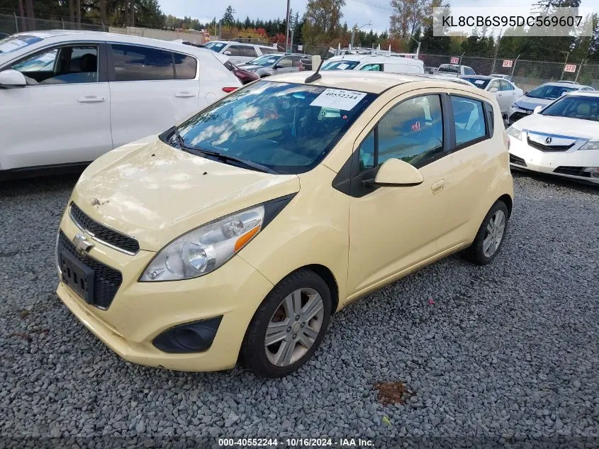 2013 Chevrolet Spark Ls Auto VIN: KL8CB6S95DC569607 Lot: 40552244