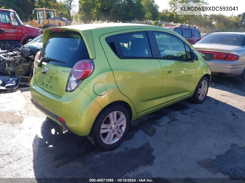 2013 Chevrolet Spark 1Lt Auto VIN: KL8CD6S9XDC593041 Lot: 40571095