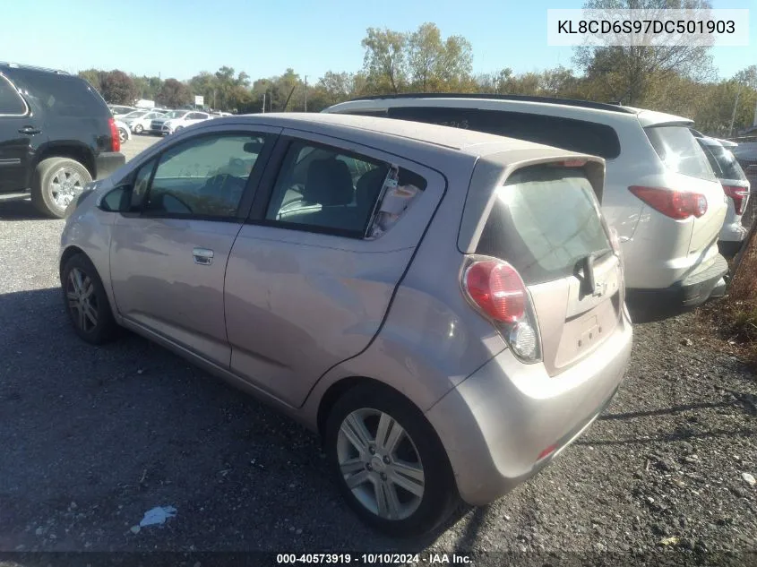 2013 Chevrolet Spark 1Lt Auto VIN: KL8CD6S97DC501903 Lot: 40573919