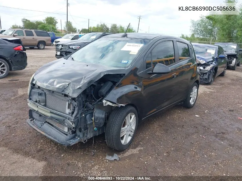 2013 Chevrolet Spark Ls Auto VIN: KL8CB6S90DC505636 Lot: 40646093