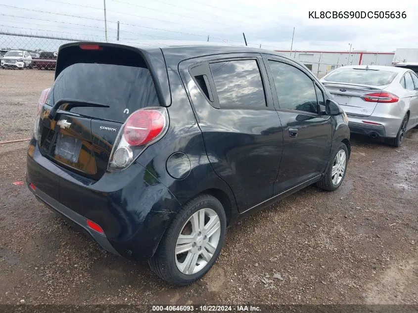 2013 Chevrolet Spark Ls Auto VIN: KL8CB6S90DC505636 Lot: 40646093