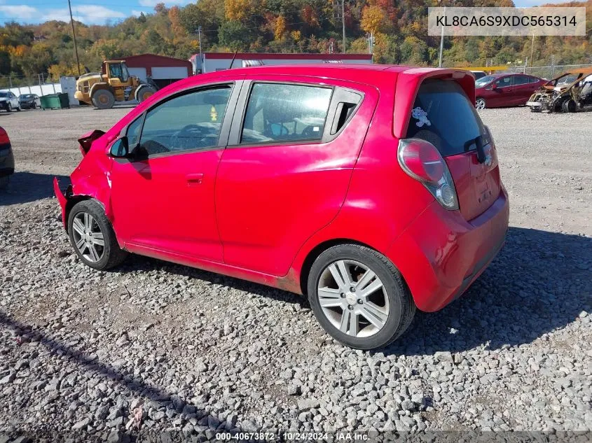 2013 Chevrolet Spark Ls VIN: KL8CA6S9XDC565314 Lot: 40673872