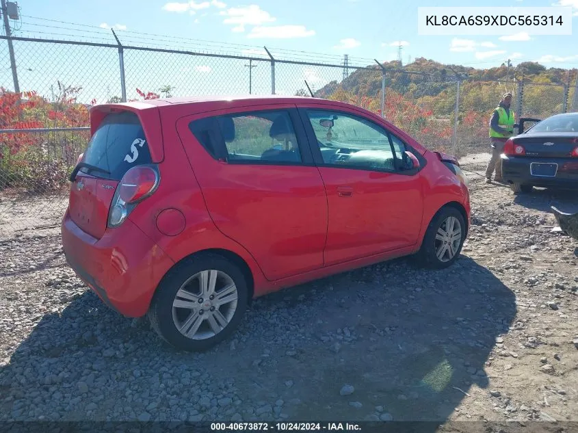 2013 Chevrolet Spark Ls VIN: KL8CA6S9XDC565314 Lot: 40673872