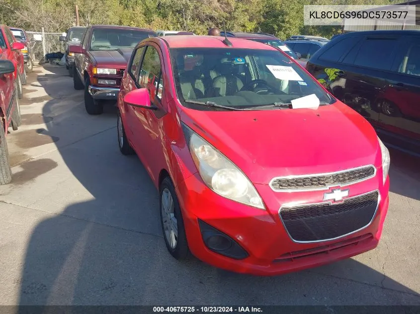 2013 Chevrolet Spark 1Lt Auto VIN: KL8CD6S96DC573577 Lot: 40675725