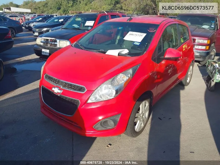 2013 Chevrolet Spark 1Lt Auto VIN: KL8CD6S96DC573577 Lot: 40675725