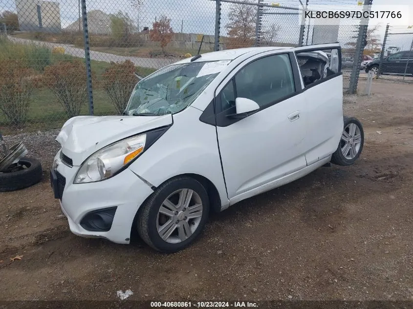 2013 Chevrolet Spark Ls Auto VIN: KL8CB6S97DC517766 Lot: 40680861