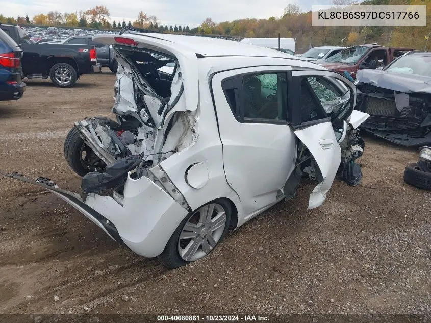 2013 Chevrolet Spark Ls Auto VIN: KL8CB6S97DC517766 Lot: 40680861