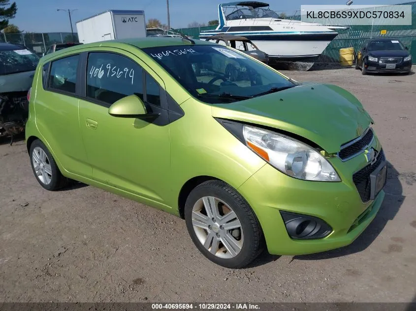 2013 Chevrolet Spark Ls Auto VIN: KL8CB6S9XDC570834 Lot: 40695694