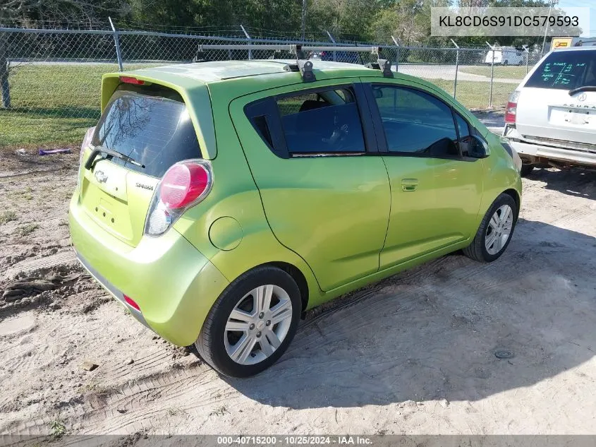 2013 Chevrolet Spark 1Lt Auto VIN: KL8CD6S91DC579593 Lot: 40715200