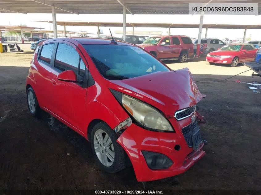 2013 Chevrolet Spark 1Lt Auto VIN: KL8CD6S96DC583848 Lot: 40733028