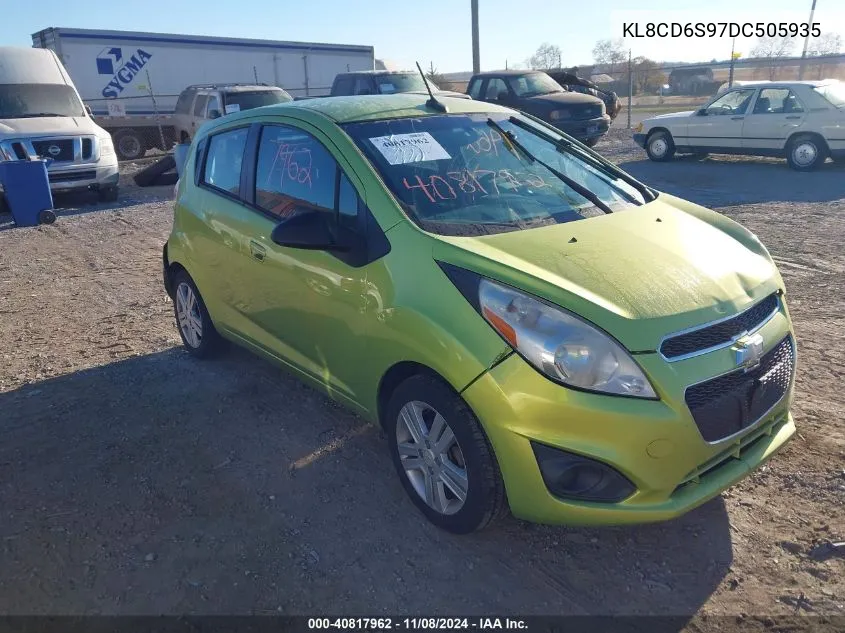 2013 Chevrolet Spark 1Lt Auto VIN: KL8CD6S97DC505935 Lot: 40817962