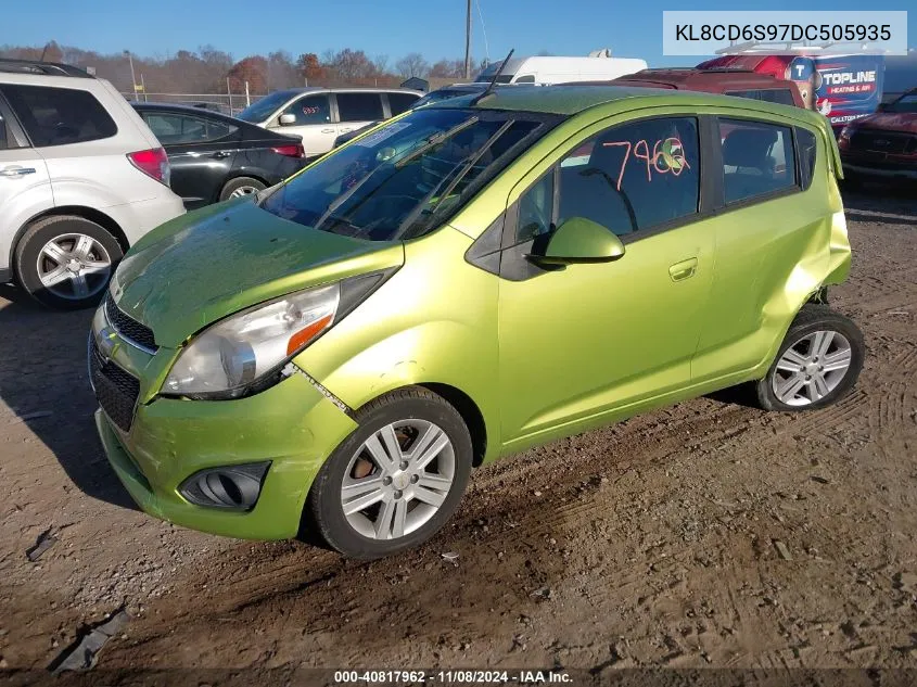 2013 Chevrolet Spark 1Lt Auto VIN: KL8CD6S97DC505935 Lot: 40817962