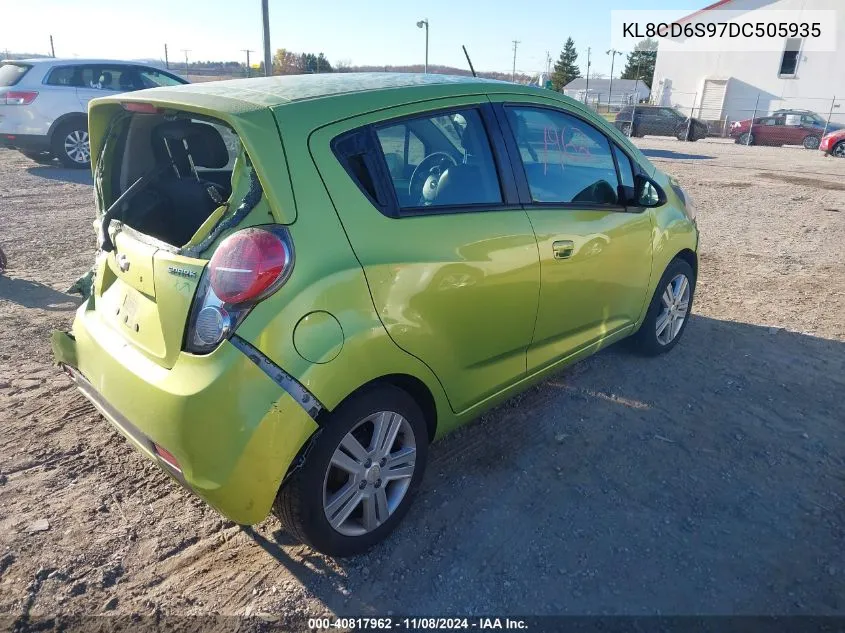 2013 Chevrolet Spark 1Lt Auto VIN: KL8CD6S97DC505935 Lot: 40817962