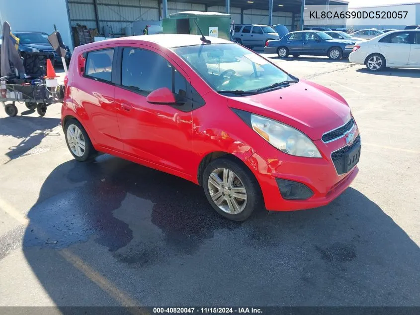 2013 Chevrolet Spark Ls Manual VIN: KL8CA6S90DC520057 Lot: 40820047