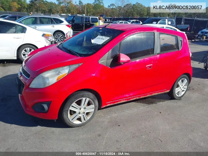 2013 Chevrolet Spark Ls Manual VIN: KL8CA6S90DC520057 Lot: 40820047