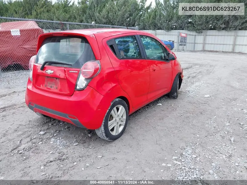 2013 Chevrolet Spark 1Lt Auto VIN: KL8CD6S91DC623267 Lot: 40858541