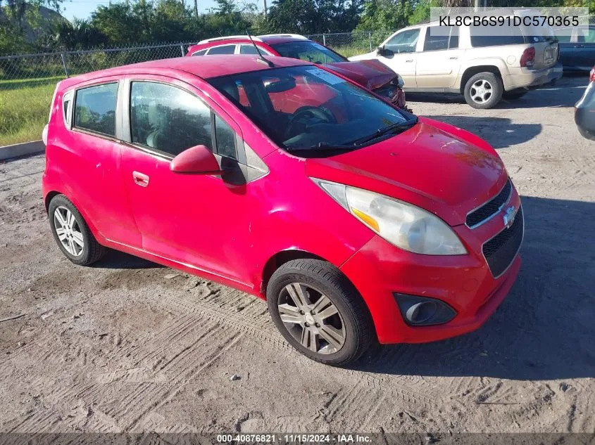 2013 Chevrolet Spark Ls Auto VIN: KL8CB6S91DC570365 Lot: 40876821