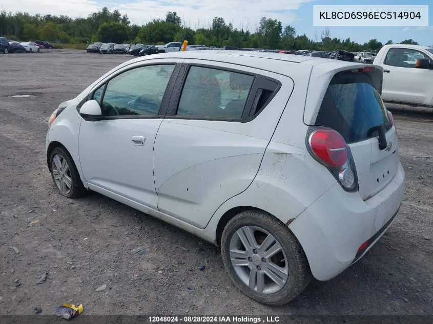 KL8CD6S96EC514904 2014 Chevrolet Spark