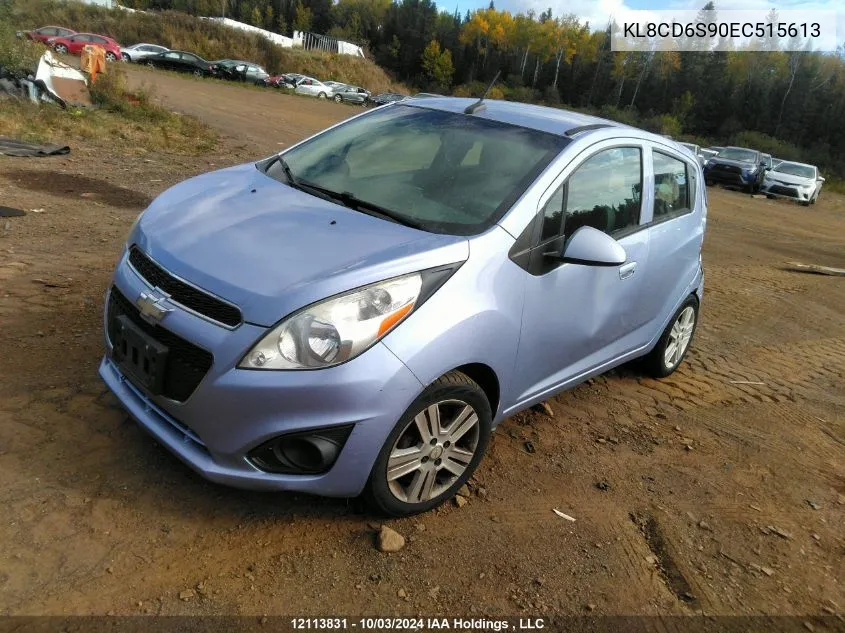 2014 Chevrolet Spark VIN: KL8CD6S90EC515613 Lot: 12113831