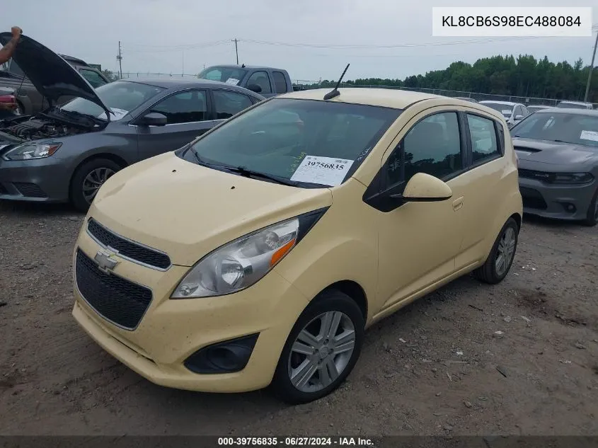 2014 Chevrolet Spark Ls Auto VIN: KL8CB6S98EC488084 Lot: 39756835