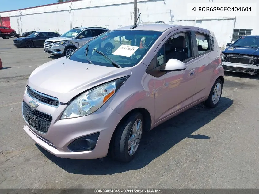 2014 Chevrolet Spark Ls Auto VIN: KL8CB6S96EC404604 Lot: 39824845