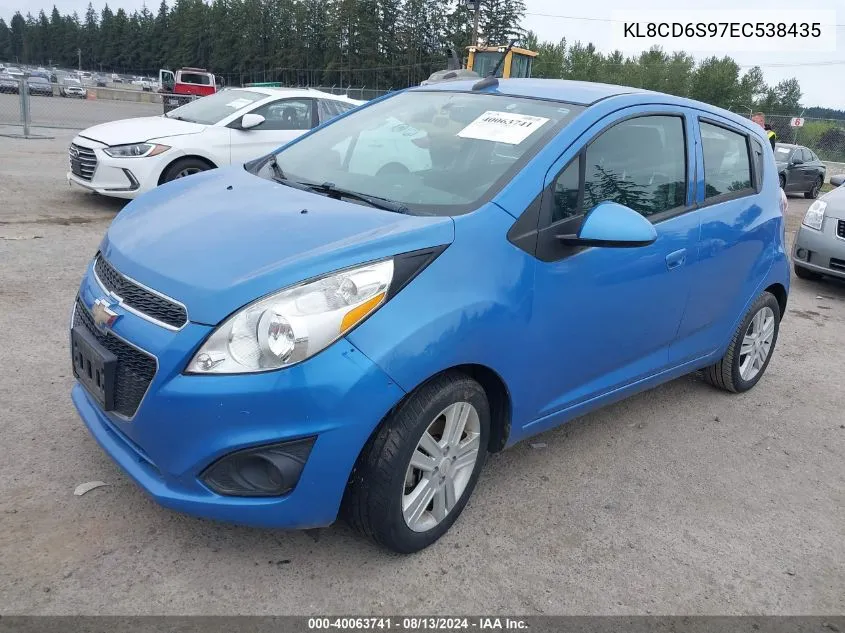 2014 Chevrolet Spark 1Lt Auto VIN: KL8CD6S97EC538435 Lot: 40063741