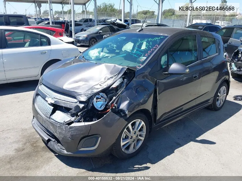 2014 Chevrolet Spark Ev 2Lt VIN: KL8CL6S02EC446668 Lot: 40155532