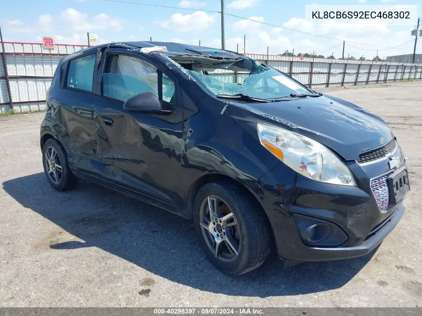 2014 Chevrolet Spark Ls VIN: KL8CB6S92EC468302 Lot: 40298397