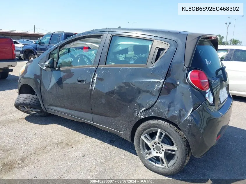 2014 Chevrolet Spark Ls VIN: KL8CB6S92EC468302 Lot: 40298397