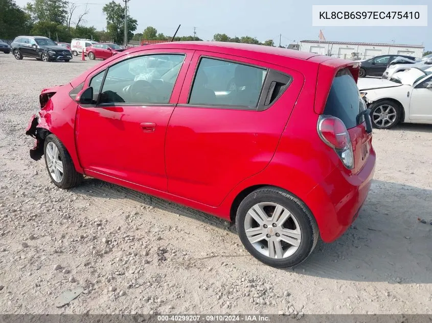 2014 Chevrolet Spark Ls Auto VIN: KL8CB6S97EC475410 Lot: 40299207