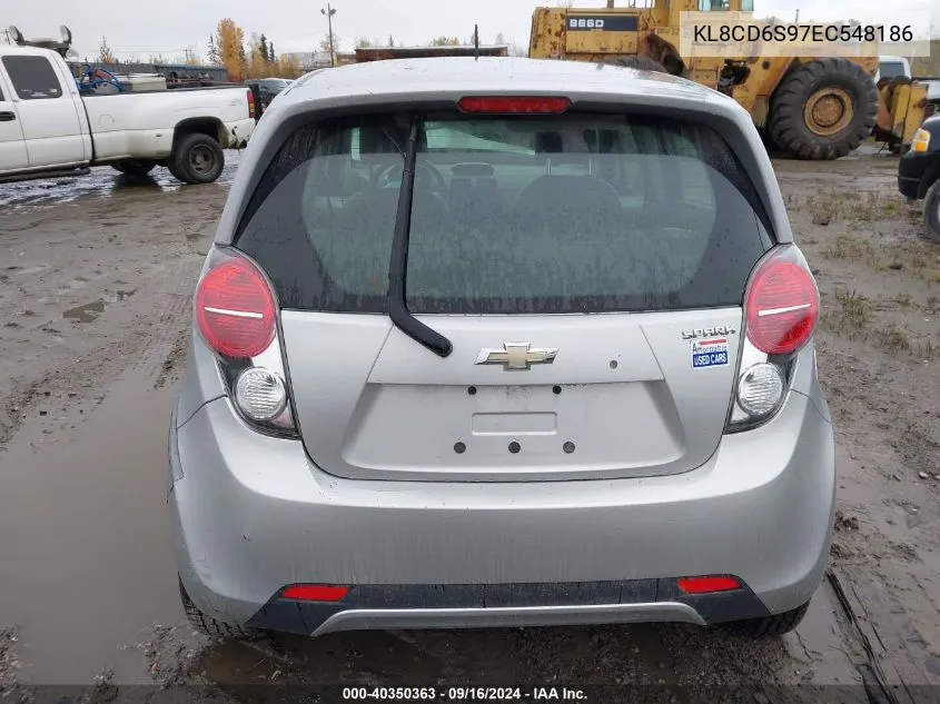 2014 Chevrolet Spark 1Lt Auto VIN: KL8CD6S97EC548186 Lot: 40350363