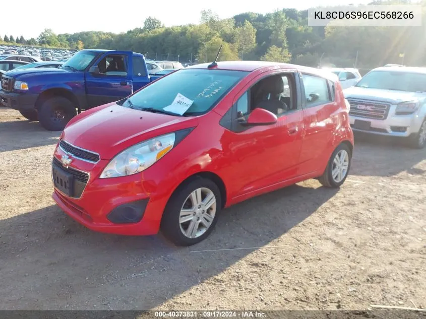 2014 Chevrolet Spark 1Lt Auto VIN: KL8CD6S96EC568266 Lot: 40373831