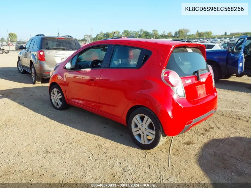 2014 Chevrolet Spark 1Lt Auto VIN: KL8CD6S96EC568266 Lot: 40373831