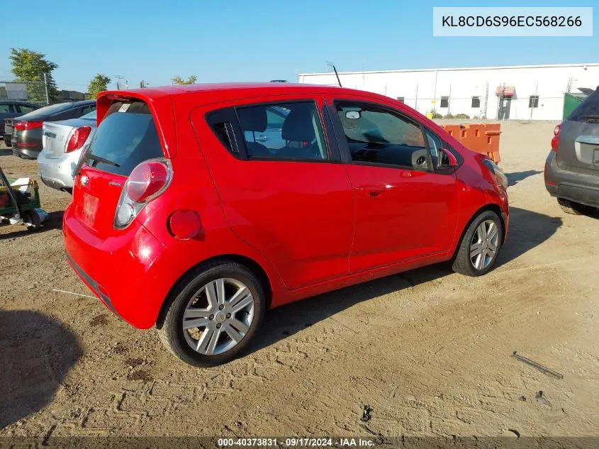 2014 Chevrolet Spark 1Lt Auto VIN: KL8CD6S96EC568266 Lot: 40373831