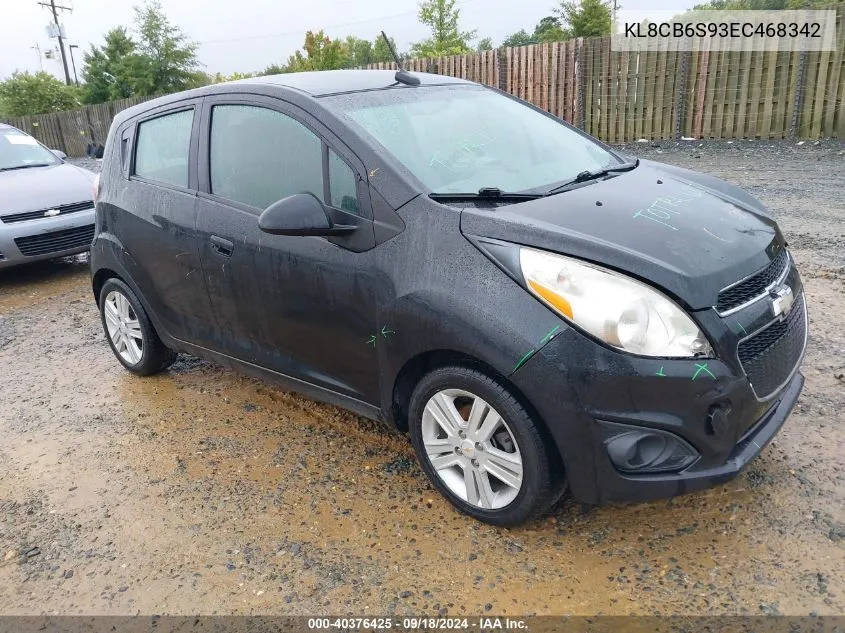 2014 Chevrolet Spark Ls VIN: KL8CB6S93EC468342 Lot: 40376425