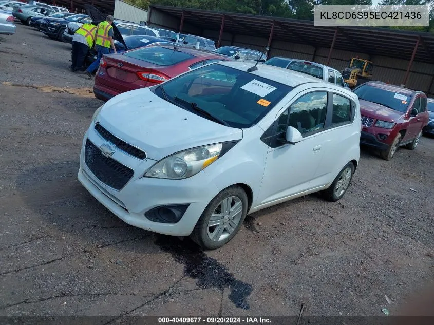 2014 Chevrolet Spark 1Lt Auto VIN: KL8CD6S95EC421436 Lot: 40409677