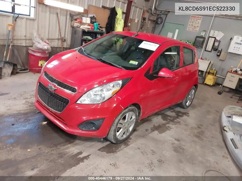 2014 Chevrolet Spark 1Lt Auto VIN: KL8CD6S91EC522330 Lot: 40446179