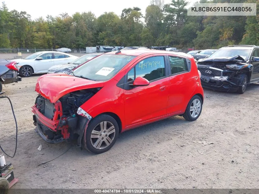 2014 Chevrolet Spark Ls Auto VIN: KL8CB6S91EC448056 Lot: 40474784