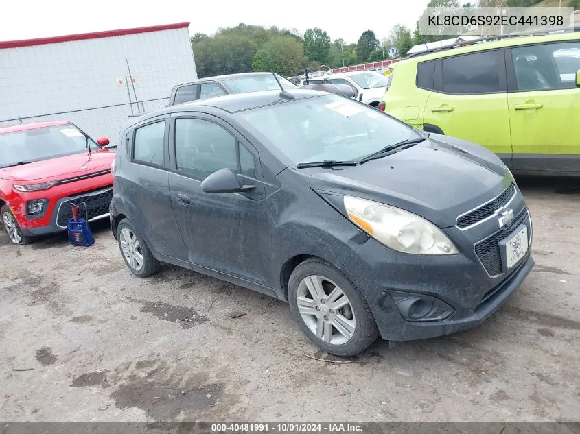 2014 Chevrolet Spark 1Lt Auto VIN: KL8CD6S92EC441398 Lot: 40481991