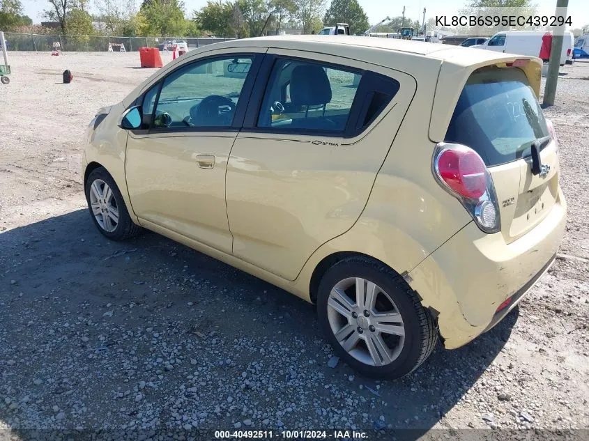 2014 Chevrolet Spark Ls Auto VIN: KL8CB6S95EC439294 Lot: 40492511