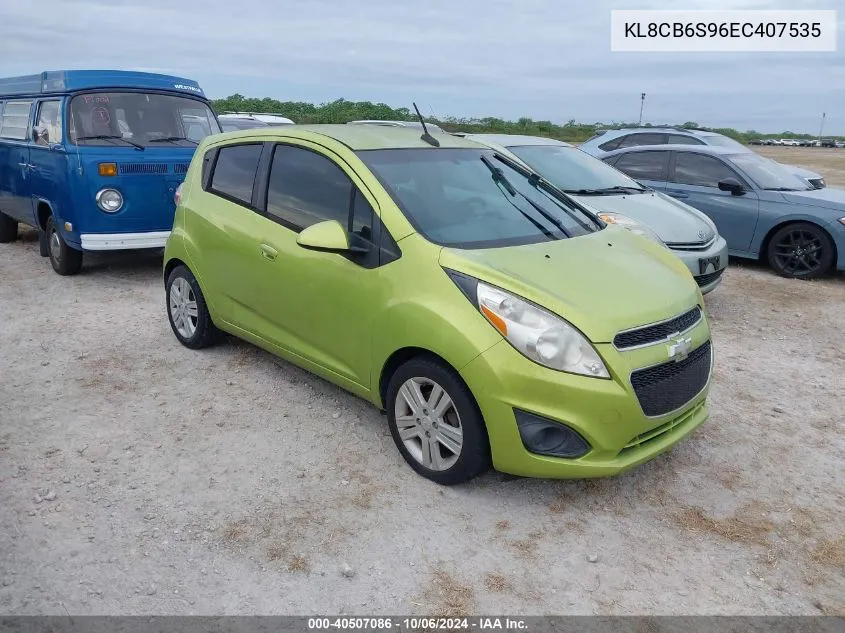 2014 Chevrolet Spark Ls VIN: KL8CB6S96EC407535 Lot: 40507086